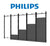 Flache Videowandhalterung für Philips 27BDL Series DirectView LED 